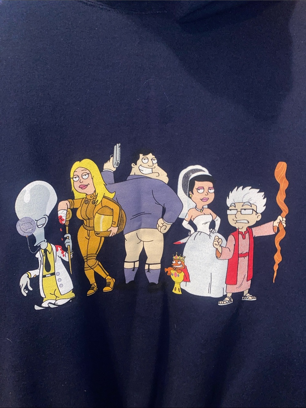 AMERICAN DAD CHARACTER- ZIP UP HOODIE JACKET